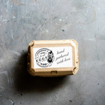 Rótulo da Cartonagem de Ovo para Fazenda da Famíli