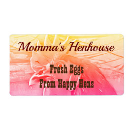 ETIQUETA RÓTULO DA EMBALAGEM DE OVO