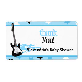 Etiqueta Rótulo da Garrafa de Água do Rock Star