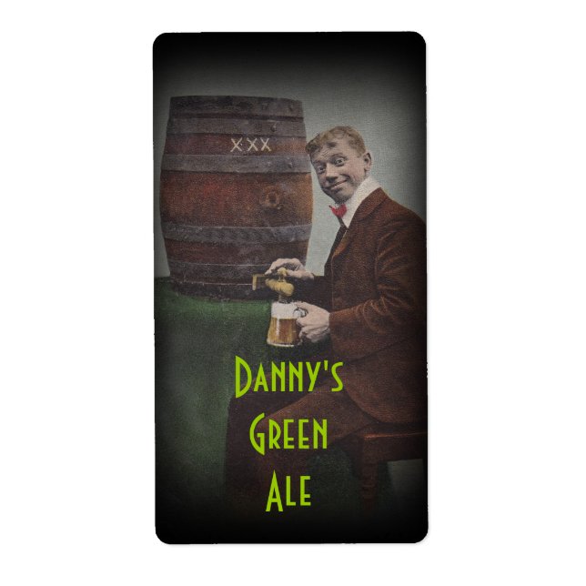 Etiqueta Rótulo da garrafa de cerveja de homebrewing (Frente)