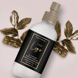 Etiqueta Rótulo da Garrafa do logotipo preto e Dourado mode