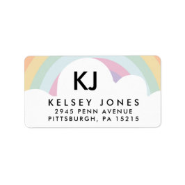 ETIQUETA RÓTULO DA NUVEM DA CLOUD UNICORN MAGICAL