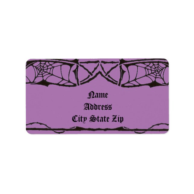 Etiqueta Rótulo da teia (Frente)