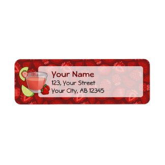 Etiqueta Rótulo Daiquiri de Morango