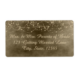 Etiqueta Rótulo das Lanternas de Marfim