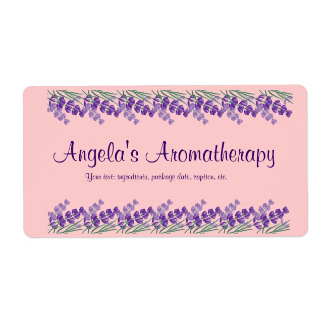 Etiqueta Rótulo de Aromaterapia de Potpourri (Frente)