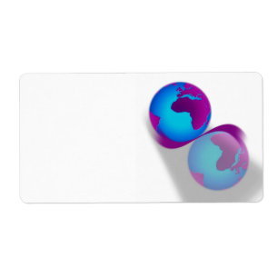 Etiqueta Rótulo de Avery do Globo