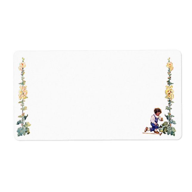 Etiqueta Rótulo de Avery do Jardim (Frente)