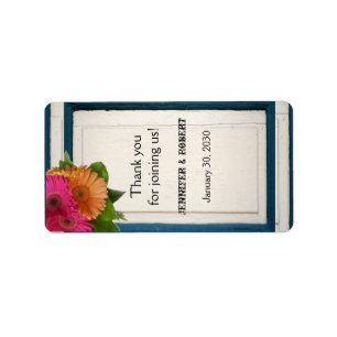 Etiqueta Rótulo De Balão De Casamento De Madeira Pintada Po