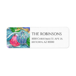 Etiqueta Rótulo de Bolas de Natal Decorativas