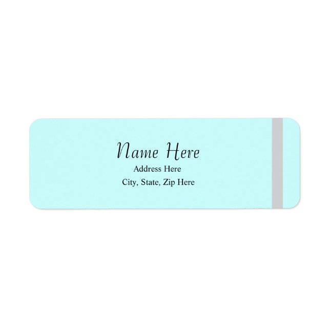 Etiqueta Rótulo de Endereço (Frente)