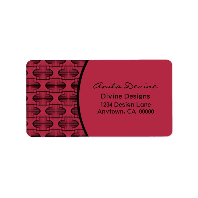 Etiqueta Rótulo de Endereço Arches Antigos (Frente)