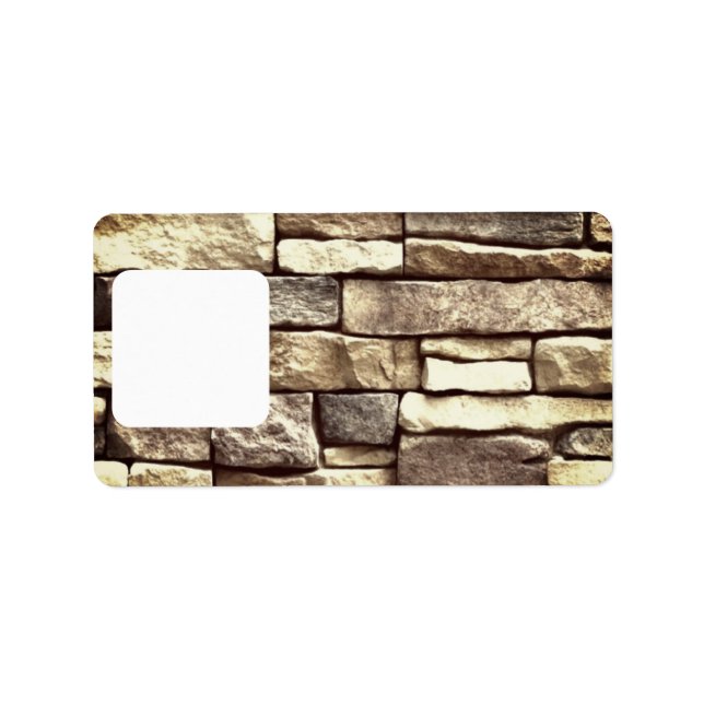 Etiqueta Rótulo de Endereço ART&DESIGN STYLE (Frente)