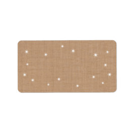 Etiqueta Rótulo de Endereço das Luzes Espontadas