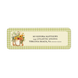 Etiqueta Rótulo de Endereço de Devolução de Agricultores Fr