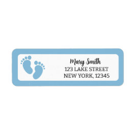 Etiqueta Rótulo de Endereço de Devolução de FOOTPRINS DE BE