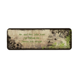 Etiqueta Rótulo de Endereço de Devolução de Invólucro de Ca