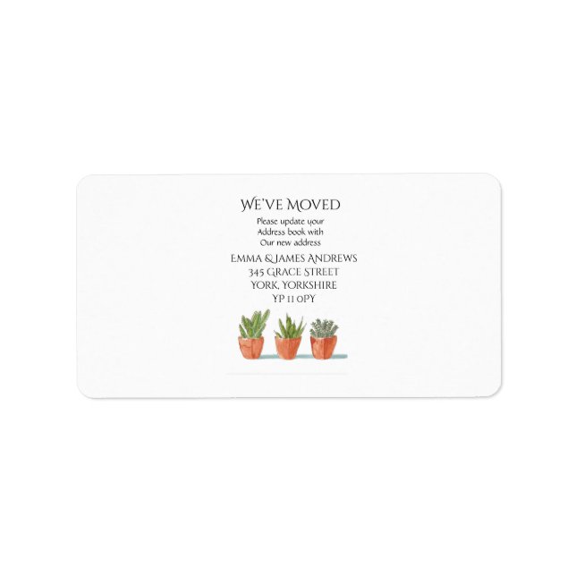 Etiqueta Rótulo de Endereço de Devolução Simples (Frente)