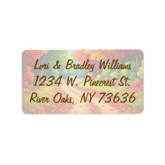 Etiqueta Rótulo de Endereço de Fall