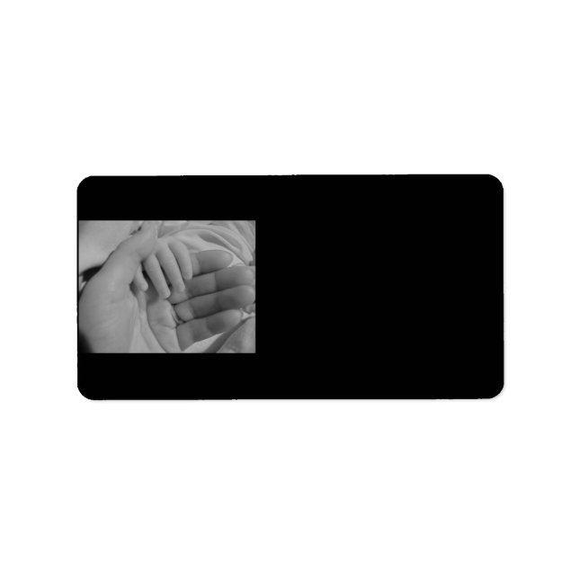 Etiqueta Rótulo de Endereço de Mãos (Frente)