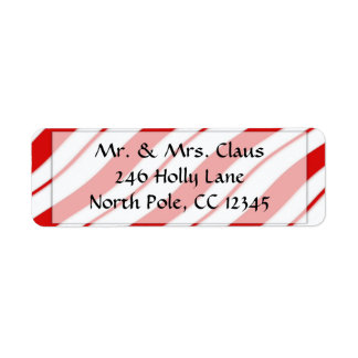 Etiqueta Rótulo de Endereço de Retorno de Canais Candy