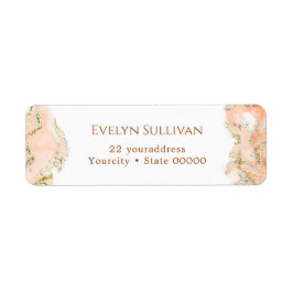 Etiqueta Rótulo de endereço de retorno de marcação de pêsse