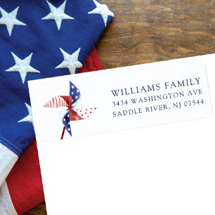 Etiqueta Rótulo de Endereço de Retorno de Roda Pinótica Pat