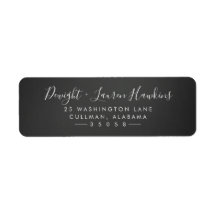 Rótulo de Endereço de Retorno do Chalk