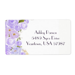 Etiqueta Rótulo de endereço de retorno oral