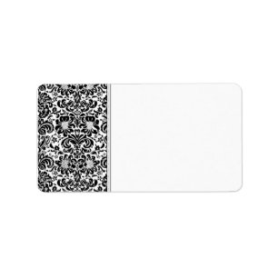 Etiqueta Rótulo de Endereço do Damasco