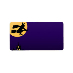 Etiqueta Rótulo de Endereço do Halloween