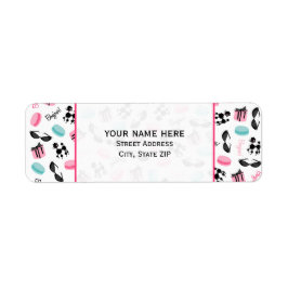 Etiqueta Rótulo de Endereço Francês