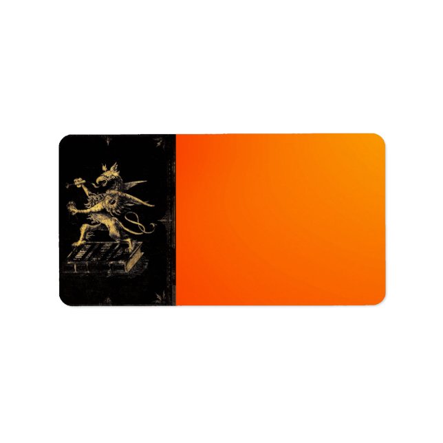 Etiqueta Rótulo de Endereço Griffin (Frente)