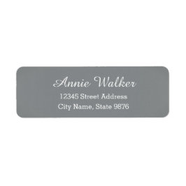 Etiqueta Rótulo de Endereço Moderno - Elegante