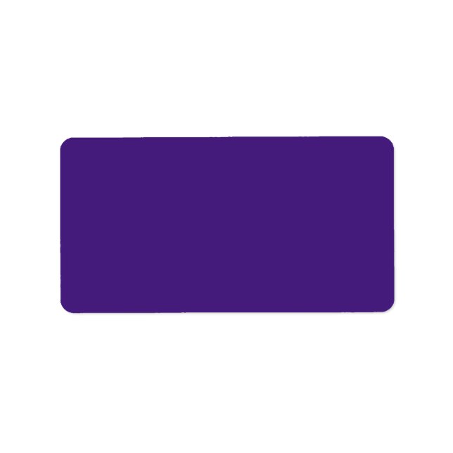 Etiqueta Rótulo de Endereço Roxo Monstro (Frente)
