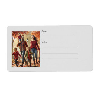 Etiqueta Rótulo de Entrega da Família