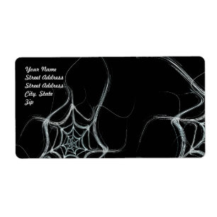 Etiqueta Rótulo de Entrega Fratural Spider Web