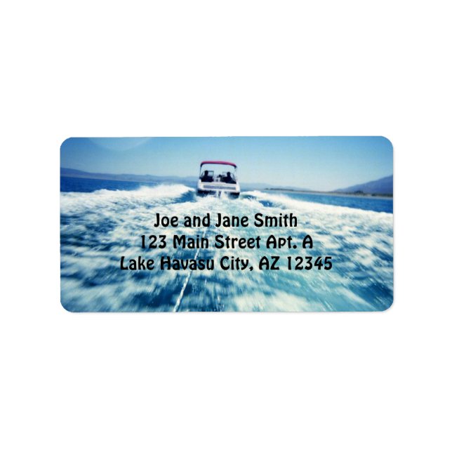 Etiqueta Rótulo de Esporte Água (Frente)