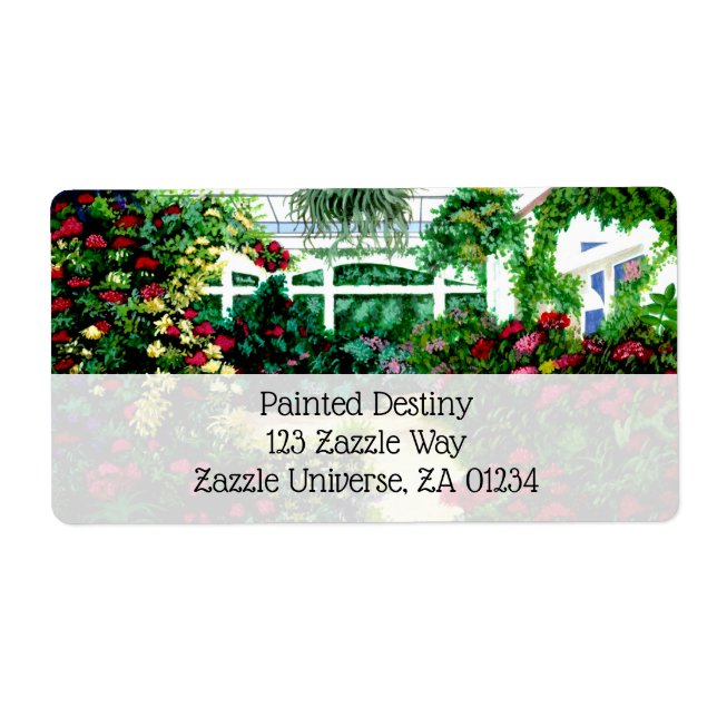 Etiqueta Rótulo de Estufa Pintado (Frente)