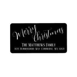 Etiqueta Rótulo de Feriado de Natal Feliz