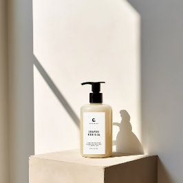 Etiqueta Rótulo de Frasco de Bomba Grande do Cleanser