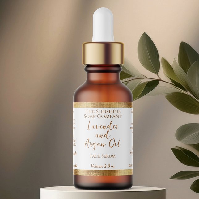 Etiqueta Rótulo de frasco de conta-gotas para cosméticos br (Criador carregado)