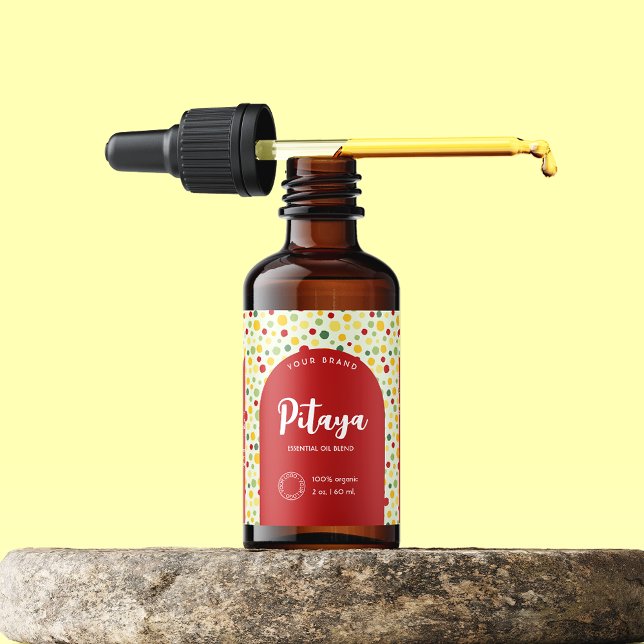 Etiqueta Rótulo de Frasco de Dropper Cosmético dos Pontos R (Criador carregado)