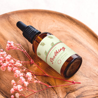 Etiqueta Rótulo de Frasco de Dropper Cosméticos das Palmas