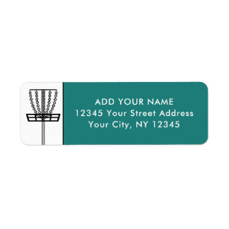 Etiqueta Rótulo de Golfe de Disco