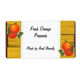 Etiqueta Rótulo de latência personalizada russa das laranja