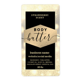 Etiqueta Rótulo de manteiga do corpo do grafite brilhante m