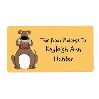 Etiqueta Rótulo de Marcador do Buldogue