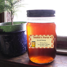 Rótulo de Mel Local Personalizado
