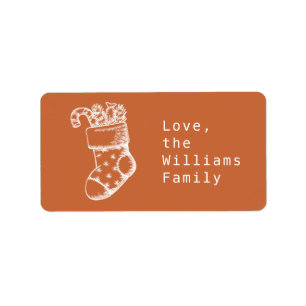 Etiqueta Rótulo de Oferta Laranja Queimada do Script de nat